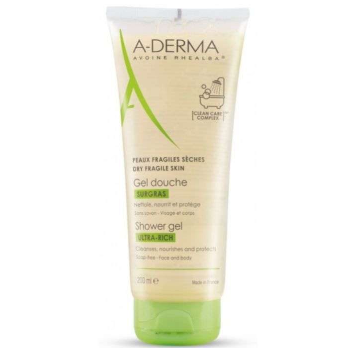 a-derma-aderma-gel-douche-surgras-ultra-riche-200-ml-gels-et-huiles-lavants.jpg ADERMA GEL DOUCHE SURGRAS ULTRA RICHE 200 Ml – Image 1