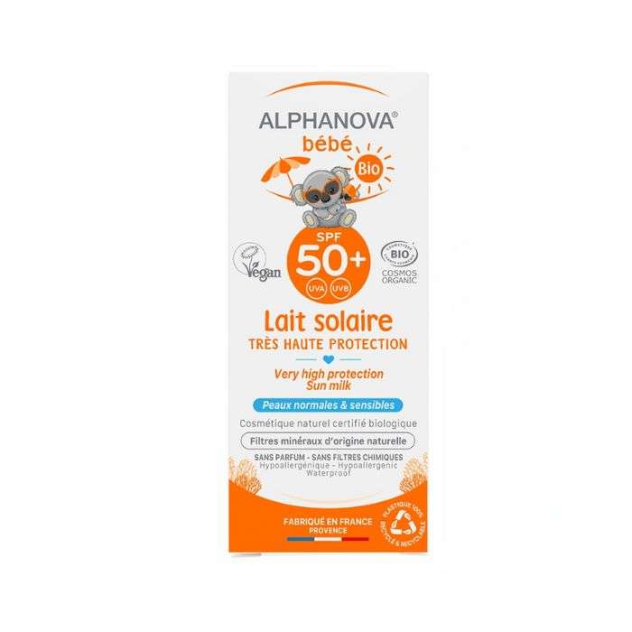 alphanova-bebe-lait-solaire-spf50.jpg ALPHANOVA BEBE LAIT SOLAIRE SPF50+ – Image 1