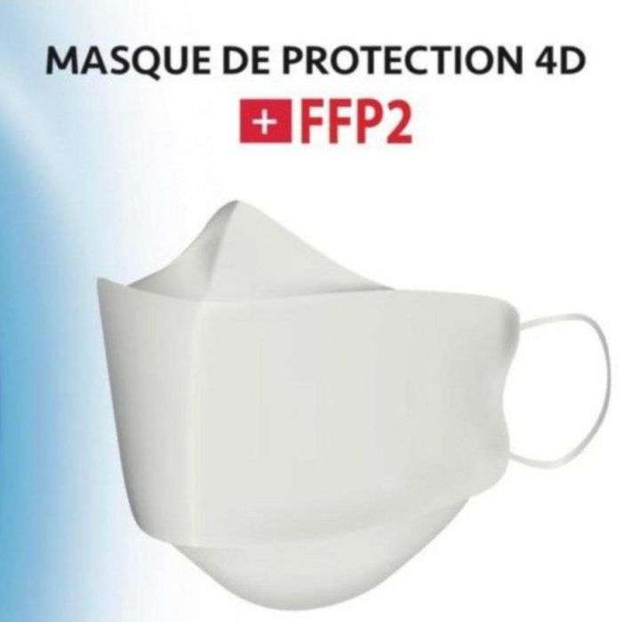arwa-medic-arwamedic-masques-4d-ffp2-boite-de-10-masques-blanc-accessoires.jpg ARWAMEDIC MASQUES 4D FFP2 BOITE DE 10 MASQUES BLANC – Image 1