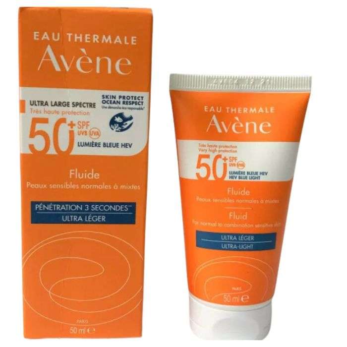 avene-solaire-fluide-spf-50-ultra-leger-50ml.jpg AVENE SOLAIRE FLUIDE SPF 50 ULTRA LEGER 50ML – Image 1