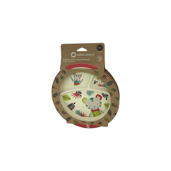 bebe-confort-assiette-dapprentissage-avec-compartiments-bamboo-jungle-vibes-9-mois.jpg BEBE CONFORT ASSIETTE D’APPRENTISSAGE AVEC COMPARTIMENTS BAMBOO JUNGLE VIBES 9 MOIS+ – Image 1
