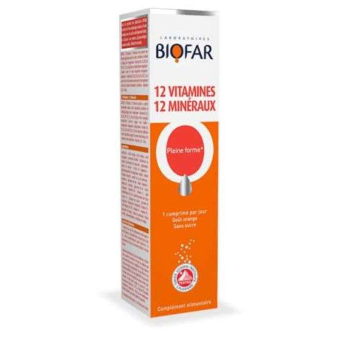 biofar-biofar-12-vitamines-12-mineraux-20-capsules-home.jpg BIOFAR 12 VITAMINES 12 MINERAUX 20 CAPSULES – Image 1