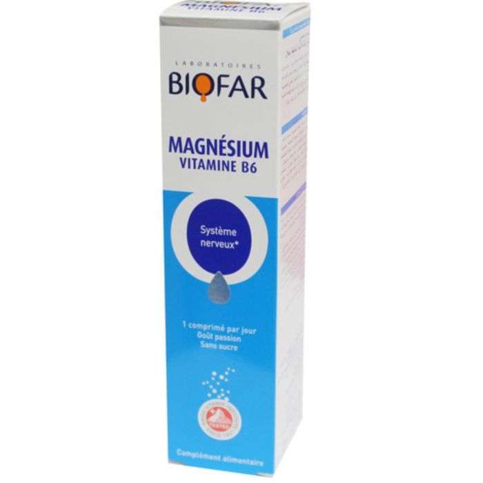 biofar-magnesium-vitamine-b6-20-capsules.jpg BIOFAR MAGNESIUM VITAMINE B6 - 20 CAPSULES – Image 1