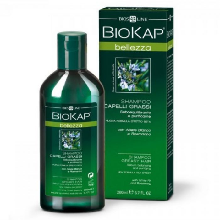 biokap-bellezza-shampoing-cheveux-gras-200-ml.jpg BIOKAP BELLEZZA SHAMPOING CHEVEUX GRAS 200 ML – Image 1