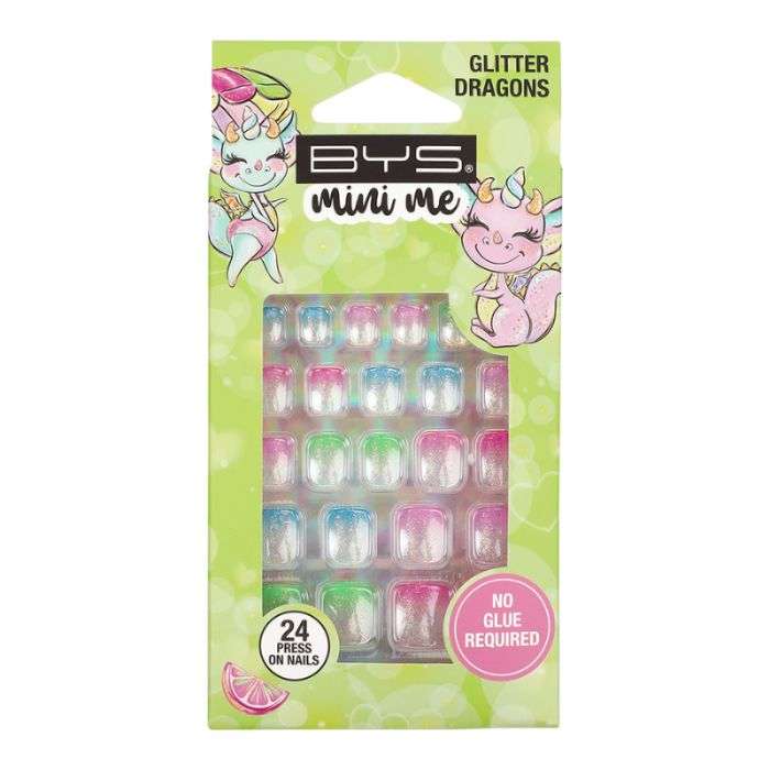 bys-mini-me-ongles-precolles-glitter-dragons.jpg BYS MINI ME ONGLES PRECOLLES GLITTER DRAGONS – Image 1