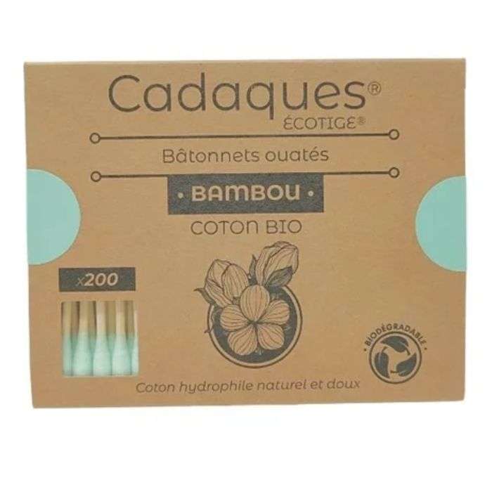 cadaques-cadaques-bambou-ouates-batonnets-vert-200-accessoires-de-soins-visage.jpg CADAQUES BAMBOU OUATES BATONNETS VERT * 200 – Image 1