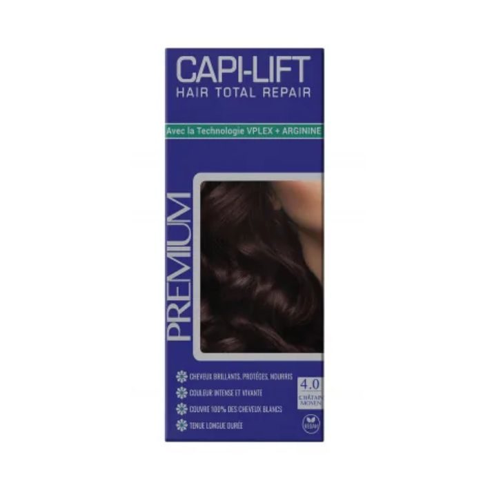 capilifit-premium-coloration-40-chatain-moyen.jpg CAPILIFIT PREMIUM COLORATION 4.0 CHATAIN MOYEN – Image 1