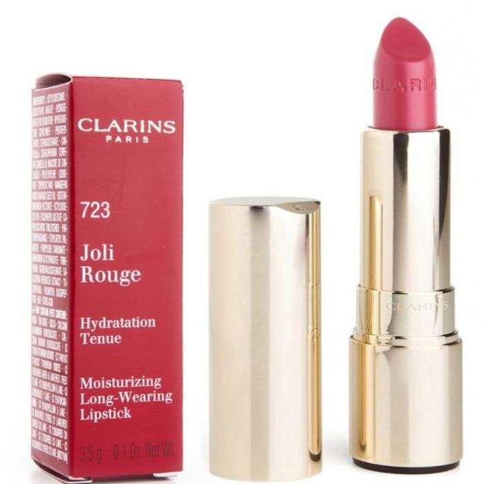 clarins-clarins-joli-rouge-723-raspberry-levres.jpg CLARINS JOLI ROUGE 723 RASPBERRY – Image 1