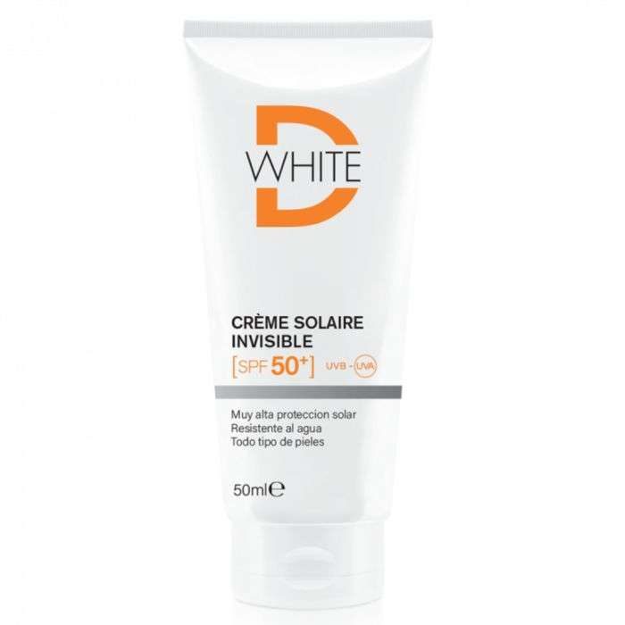 d-white-d-white-creme-solaire-invisible-spf-50-cremes.jpg D-WHITE CREME SOLAIRE INVISIBLE SPF 50+ – Image 1