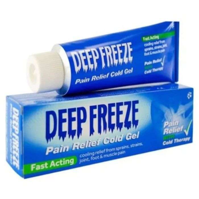 deep-freeze-pain-relief-cold-gel-100g.jpg DEEP FREEZE PAIN RELIEF COLD GEL 100G – Image 1
