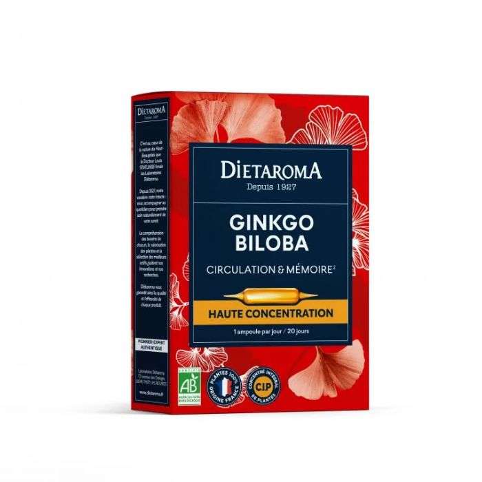 dietaroma-cip-ginkgo-biloba-20-ampoules.jpg DIETAROMA C.I.P. GINKGO BILOBA 20 AMPOULES – Image 1