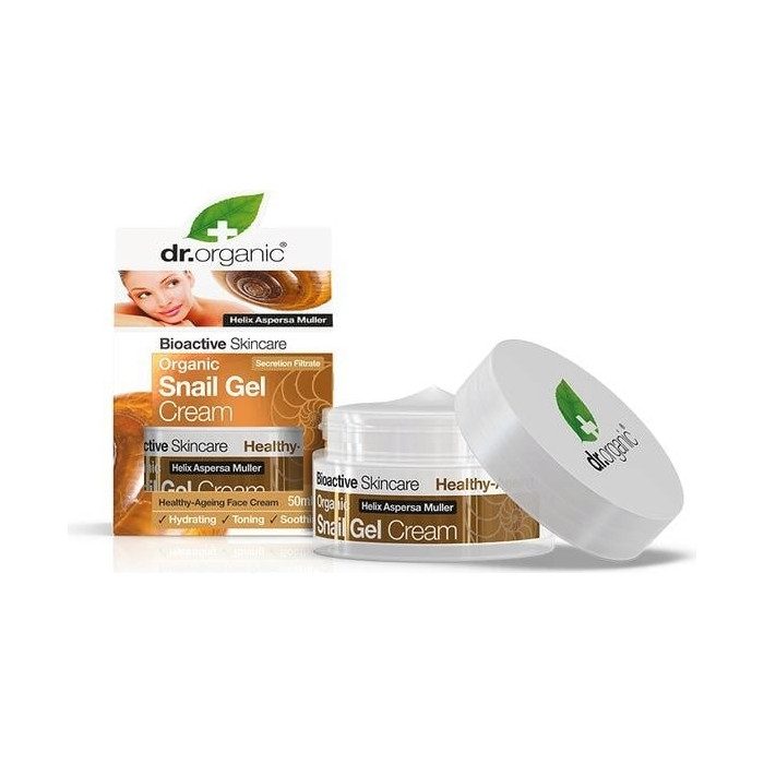 dr-organic-snail-gel-creme-50ml.jpg DR ORGANIC SNAIL GEL CREME 50ML – Image 1