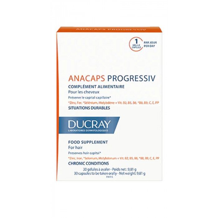 ducray-ducray-anacaps-progressiv-antichute-progressive-30-capsules-serum-et-huiles.jpg DUCRAY ANACAPS PROGRESSIV ANTICHUTE PROGRESSIVE 30 CAPSULES – Image 1