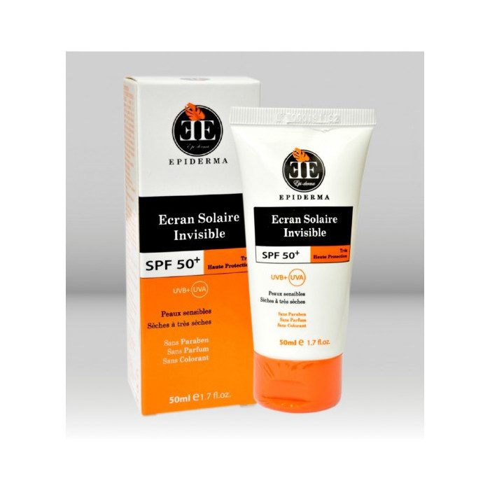 epiderma-epiderma-ecran-solaire-invisible-spf50-cremes.jpg EPIDERMA ECRAN SOLAIRE INVISIBLE SPF50+ – Image 1