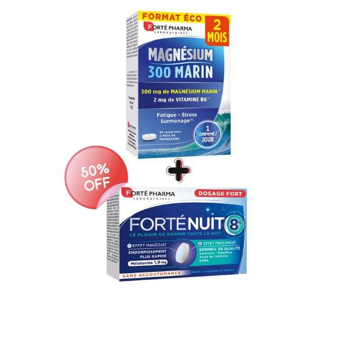 forte-pharma-forte-pharma-offre-magnesium-300-marin-56-comprimes-forte-nuit-15-comprimes-detox-coup-faim-ventre-plat.jpg FORTE PHARMA OFFRE MAGNESIUM 300 MARIN 56 COMPRIMES + FORTE NUIT 15 COMPRIMES – Image 1