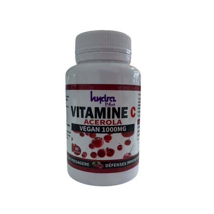 hydra-plus-vitamine-c-acerola-vegan-1000mg-60-comprimes.jpg HYDRA PLUS VITAMINE C ACEROLA VEGAN 1000MG 60 COMPRIMES – Image 1