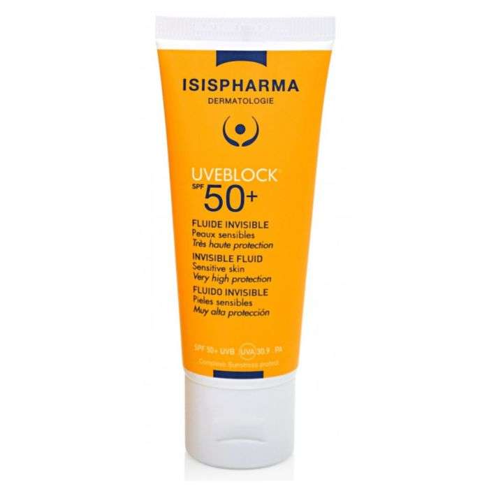 isispharma-isispharma-uveblock-spf-50-fluide-invisible-40ml-cremes.jpg ISISPHARMA UVEBLOCK SPF 50+ FLUIDE INVISIBLE 40ML – Image 1