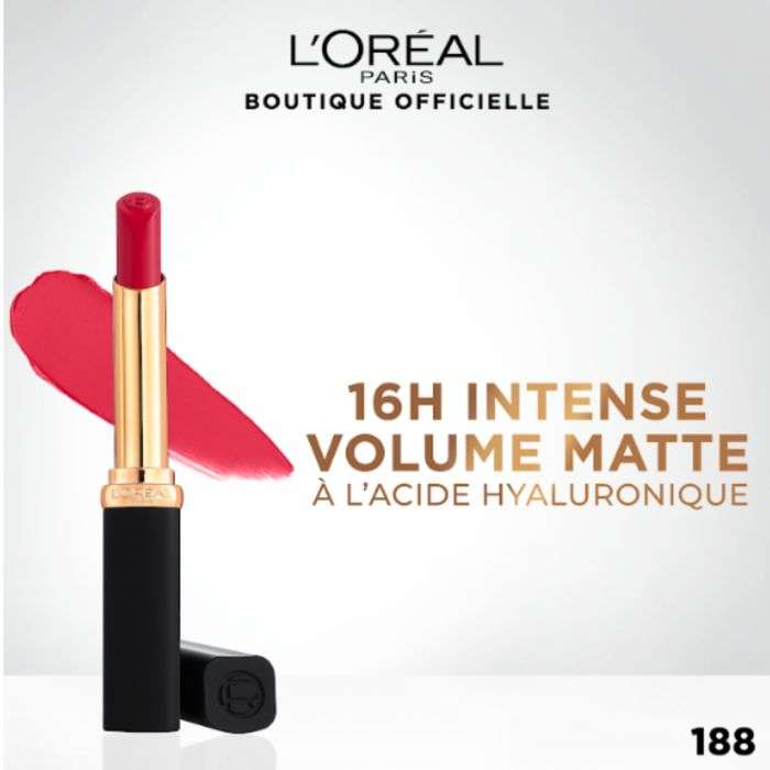loreal-paris-loreal-paris-rouge-a-levres-riche-volume-matte-levres.jpg L'OREAL PARIS ROUGE A LEVRES RICHE VOLUME MATTE – Image 1