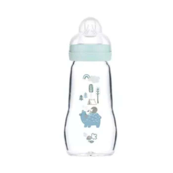 mam-biberon-en-verre-feel-good-260-ml.jpg MAM BIBERON EN VERRE FEEL GOOD 260 ML – Image 1