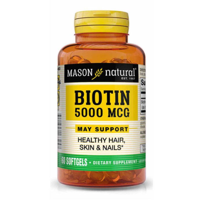 mason-natural-biotin-5000-mcg-60-gelules.jpg MASON NATURAL BIOTIN 5000 MCG 60 GELULES – Image 1