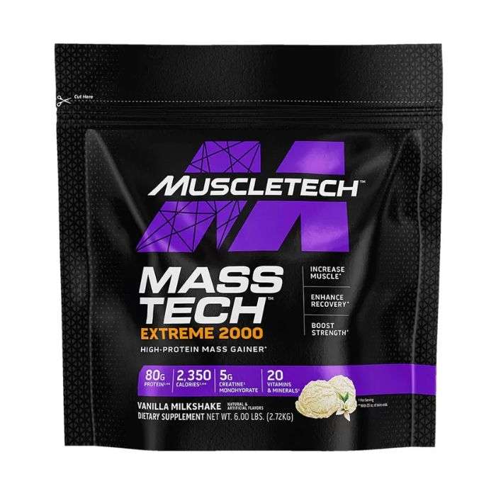 muscletech-mass-tech-extreme-2000-272-kg-saveur-milkshake-vanille.jpg MUSCLETECH MASS TECH EXTREME 2000 2.72 KG SAVEUR MILKSHAKE VANILLE – Image 1
