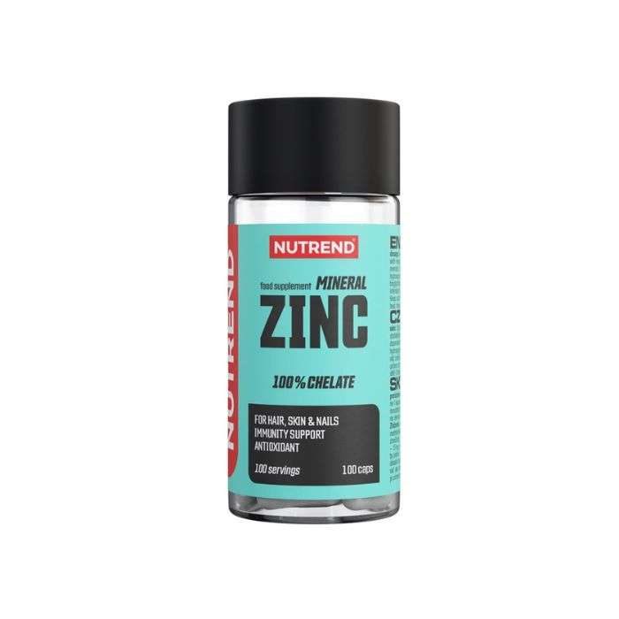 nutrend-complement-alimentaire-mineral-zinc-100-capsules.jpg NUTREND COMPLEMENT ALIMENTAIRE MINERAL ZINC 100 CAPSULES – Image 1