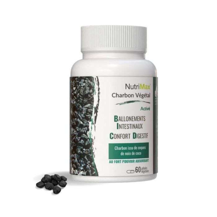 nutrimax-charbon-vegetal-active-60-gelules.jpg NUTRIMAX CHARBON VEGETAL ACTIVE 60 GELULES – Image 1
