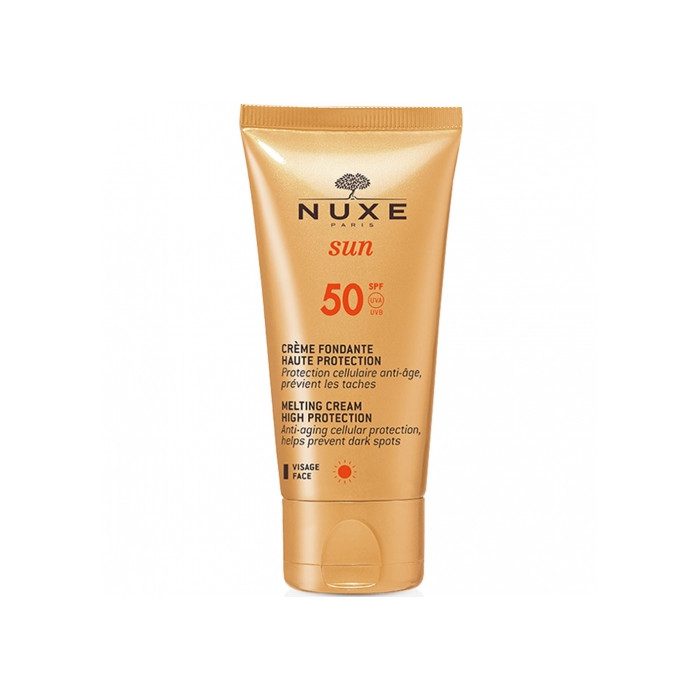 nuxe-nuxe-sun-creme-fondante-haute-protection-spf-50-aux-fleurs-deau-et-de-soleil-50-ml-cremes-solaires.jpg NUXE SUN CREME FONDANTE HAUTE PROTECTION SPF 50 AUX FLEURS D'EAU ET DE SOLEIL 50 ML – Image 1