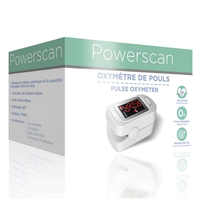 powerscan-powerscan-oxymetre-de-pouls-materiels-medicaux.jpg POWERSCAN OXYMETRE DE POULS – Image 1