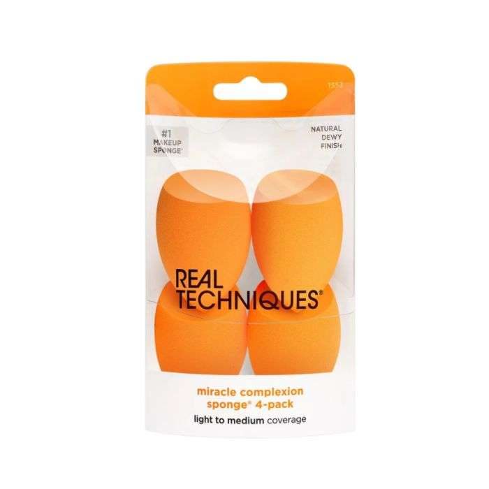 real-techniques-miracle-complexion-eponge-pack-de-4.jpg REAL TECHNIQUES MIRACLE COMPLEXION EPONGE PACK DE 4 – Image 1