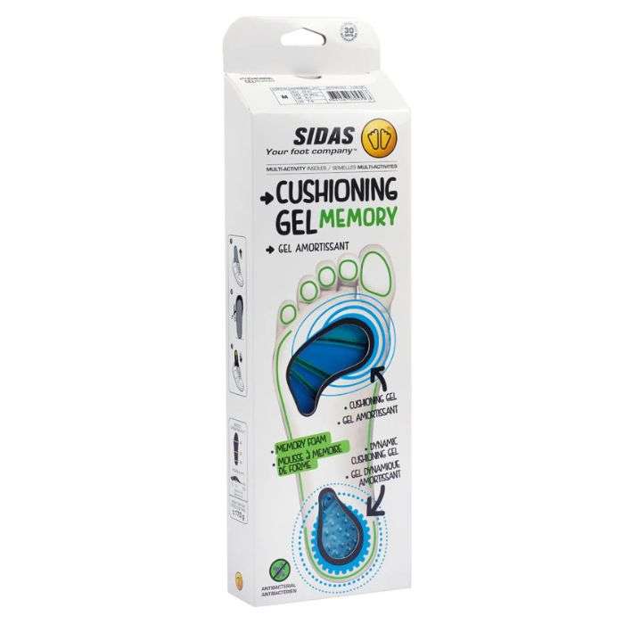 sidas-cushioning-semelles-gel-memory.jpg SIDAS CUSHIONING SEMELLES GEL MEMORY – Image 1
