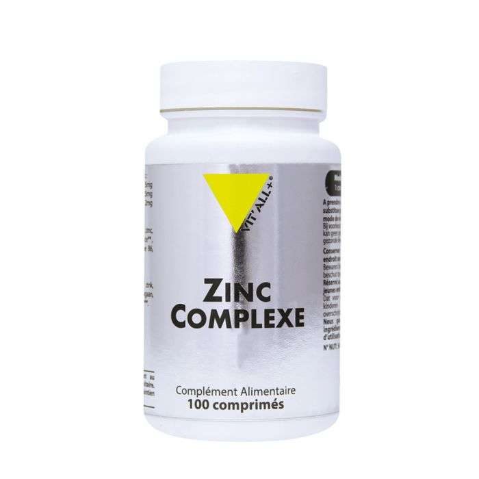 vitall-vitall-zinc-complexe-100-comprimes-vitamine-et-forme.jpg VITALL+ ZINC COMPLEXE 100 COMPRIMES – Image 1