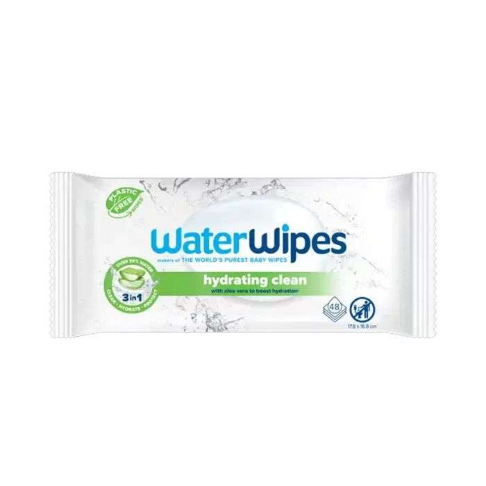 waterwipes-lingettes-hydrating-clean-pack-de-48.jpg WATERWIPES LINGETTES HYDRATING CLEAN PACK DE 48 – Image 1